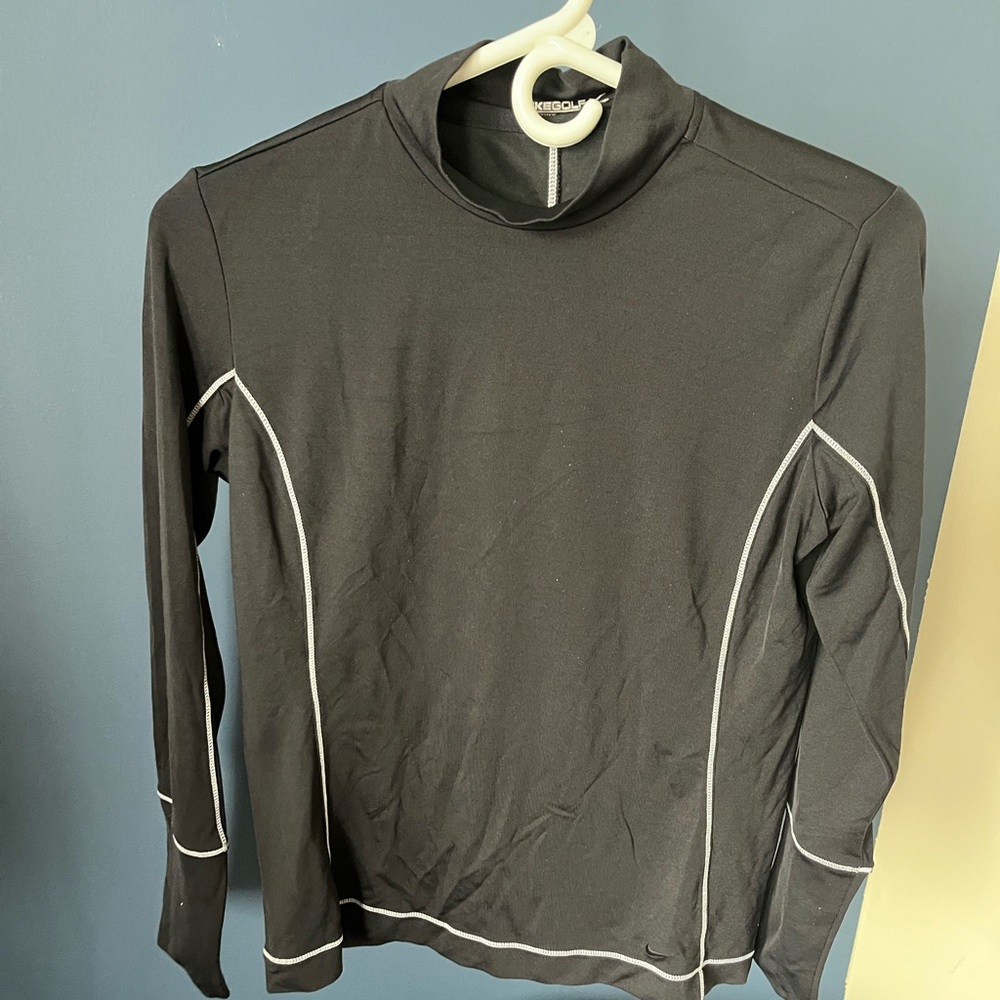 Black Nike golf dry fit long sleeve: women’s medium
